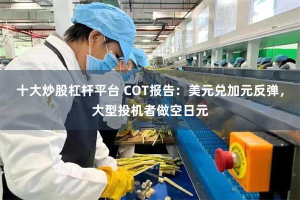 十大炒股杠杆平台 COT报告：美元兑加元反弹，大型投机者做空日元