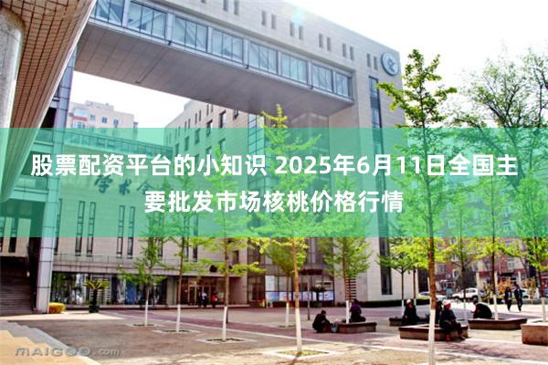 股票配资平台的小知识 2025年6月11日全国主要批发市场核桃价格行情