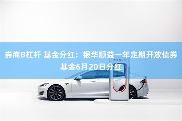 券商B杠杆 基金分红：银华顺益一年定期开放债券基金6月20日分红