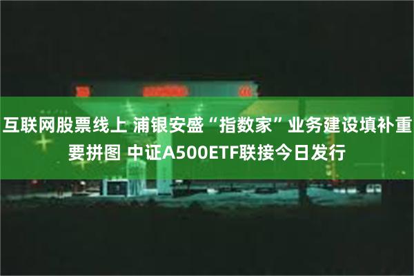 互联网股票线上 浦银安盛“指数家”业务建设填补重要拼图 中证A500ETF联接今日发行