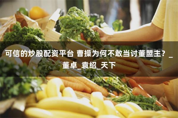 可信的炒股配资平台 曹操为何不敢当讨董盟主？_董卓_袁绍_天下
