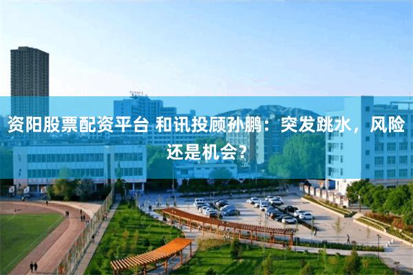 资阳股票配资平台 和讯投顾孙鹏：突发跳水，风险还是机会？